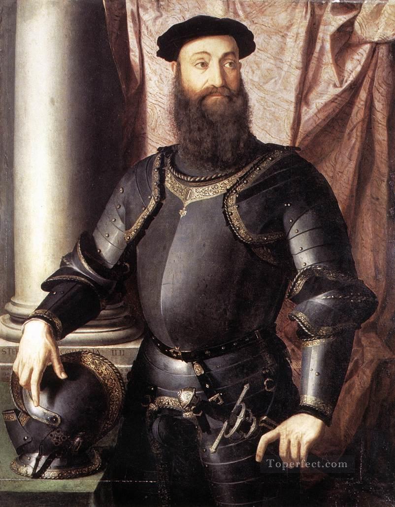 Portrait of Stefano IV Colonna Florence Agnolo Bronzino Oil Paintings